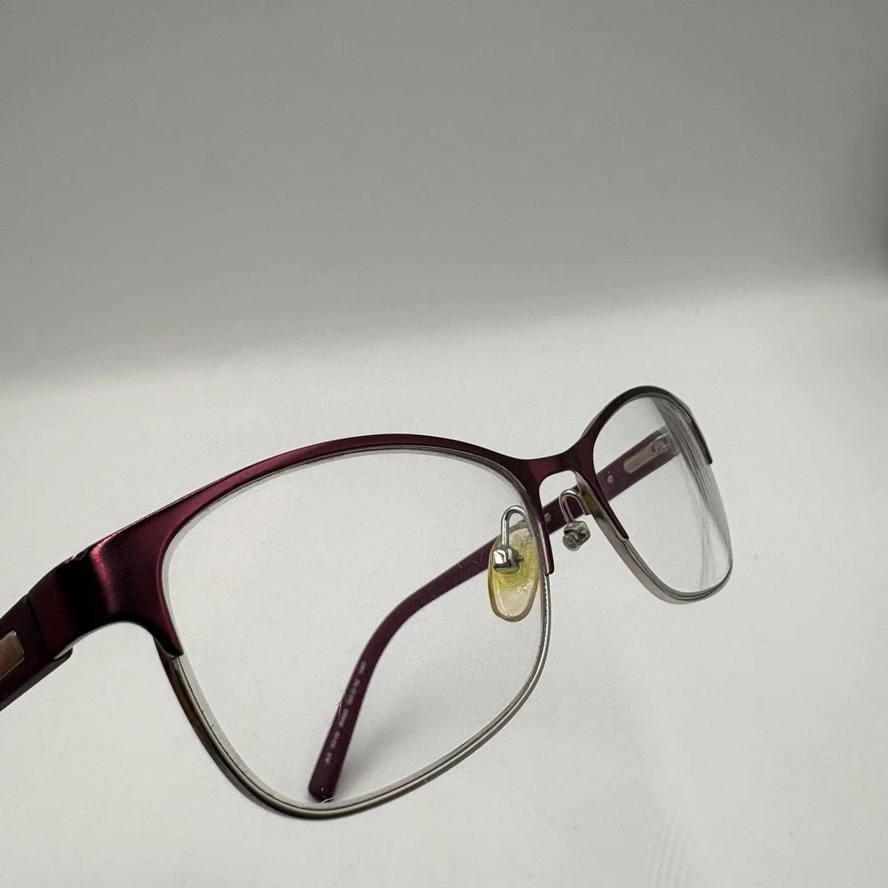 Armani Exchange Glasses Womens Red Square Frames‎ AX 1010 6050 53-16-140 *flaw*